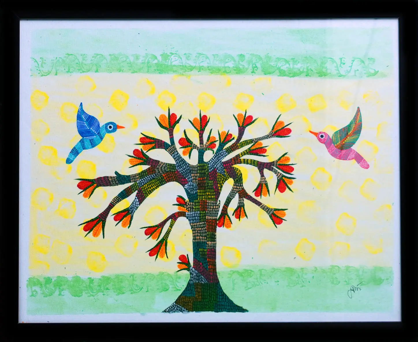 06 2_1_1 Tree of Abundance with Flying Birds - Image 1