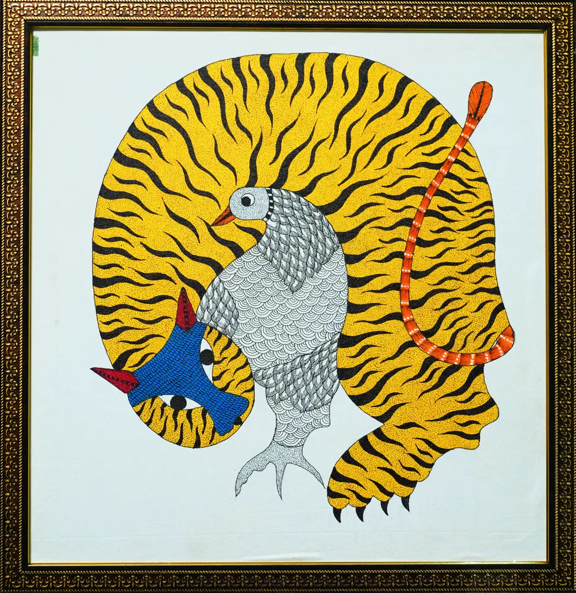 08_1_1 The Tiger and the Submerged Bird - Image 1